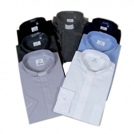 CAMICIA A MANICA LUNGA PER SACERDOTE