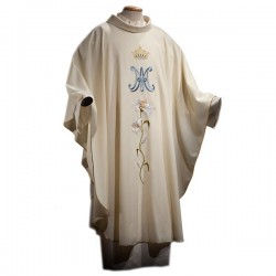 EMBROIDERED MARIAN CHASUBLE