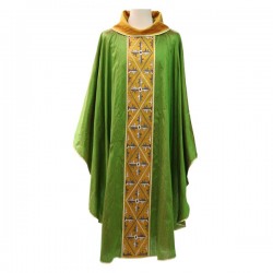 EMBROIDERED POLYESTER CHASUBLE