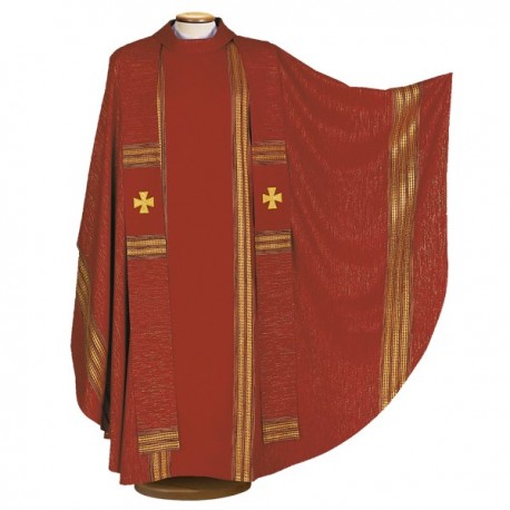 WOOL AND LUREX CHASUBLE