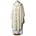 EMBROIDERED WOOL CHASUBLE