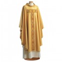 EMBROIDERED WOOL AND LUREX CHASUBLE