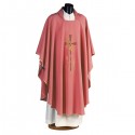 HAND-EMBROIDERED POLYESTER CHASUBLE
