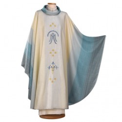 EMBROIDERED MARIAN CHASUBLE