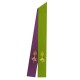 TWO-COLOURED EMBROIDERED STOLE