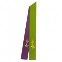 TWO-COLOURED EMBROIDERED STOLE