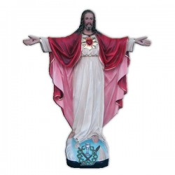 SACRED HEART OF JESUS WITH OPEN ARMS