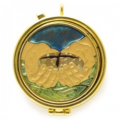GOLDEN SHRINE WITH VARNISH PLATE