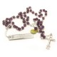 SILVER AND SWAROVSKY ROSARY
