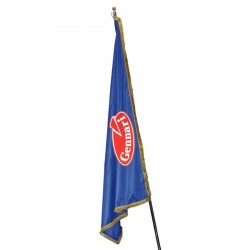 PERSONALIZED FLAG WITH FRINGE