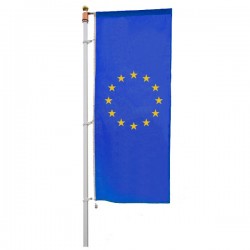 BANDIERA EUROPA VERTICALE B/G