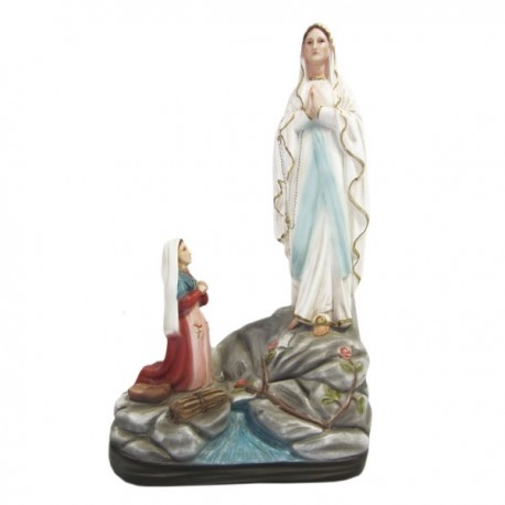 OUR LADY OF LOURDES WITH BERNADETTE