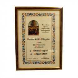 ANNIVERSARY'S CERTIFICATE WITH FRAME