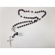 SILVER AND SWAROVSKY ROSARY