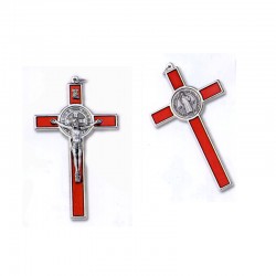 SAINT BENEDICT ENAMEL CROSS