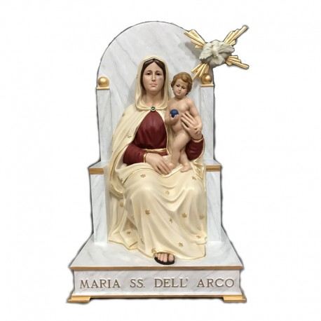 SEATED VIRGIN OF THE BOW WITHOUT CROWNS AND ANGELS