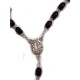 SILVER AND COCONUT ROSARY