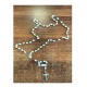 ROSARY SILVER AND GENUINE MOTHER OF PEARL