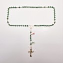 SILVER AND AVENTURINE ROSARY