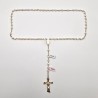 ROSARY SILVER AND GENUINE MOTHER OF PEARL