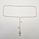 ROSARY SILVER AND GENUINE MOTHER OF PEARL