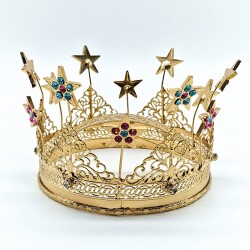 CORONA CON PIETRE