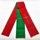 TWO-COLOURED DEACON'S EMBROIDERED STOLE