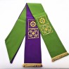 TWO-COLOURED EMBROIDERED STOLE