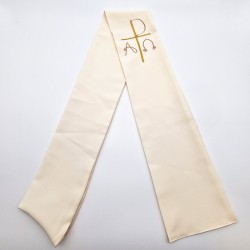 IVORY EMBROIDERED STOLE