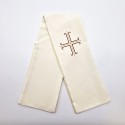 IVORY EMBROIDERED STOLE