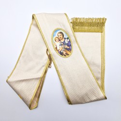 IVORY EMBROIDERED STOLE