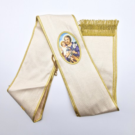 IVORY EMBROIDERED STOLE