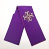 VIOLET EMBROIDERED STOLE