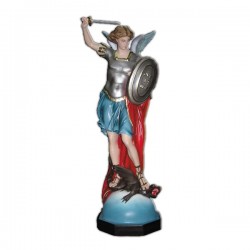 SAINT MICHAEL THE ARCHANGEL WITH SWORD AND SHIELD