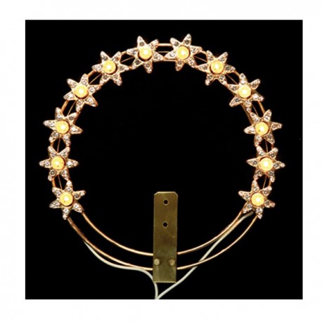 STELLARIO METALLO DORATO CON STRASS